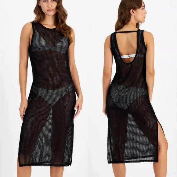 Miken Other - Miken Juniors' Low-Back Midi Dress Swim Cover-Up NWOT Sz XS